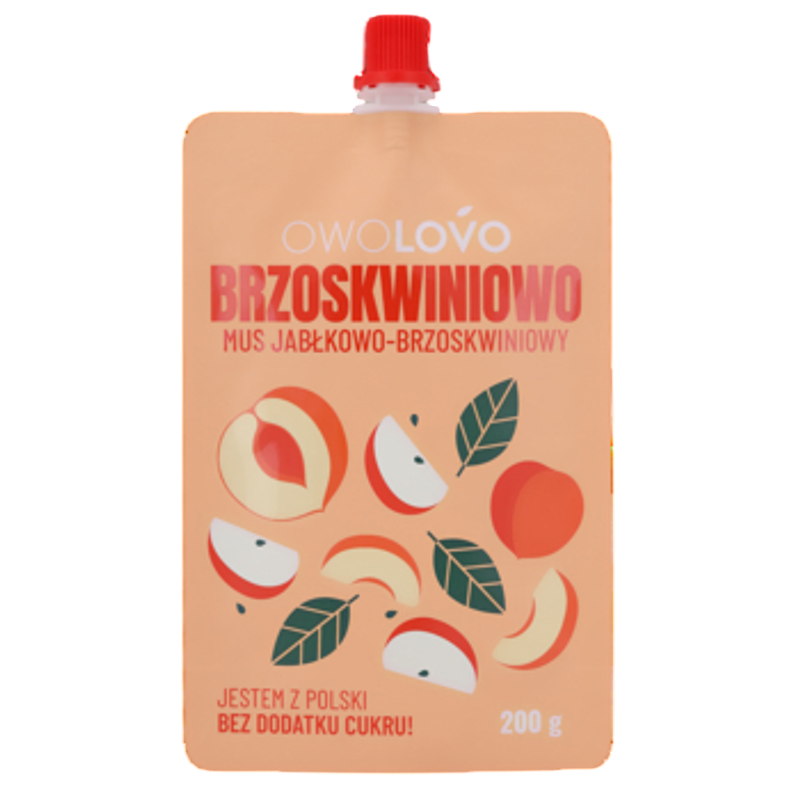 Mus jabłkowo-brzoskwiniowy 200g * BRZOSKWINIOWO OWOLOVO